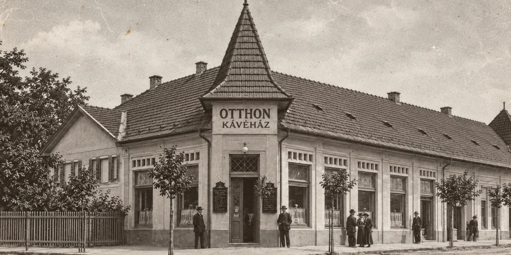 Az Otthon kávéház épülete 1905 körül