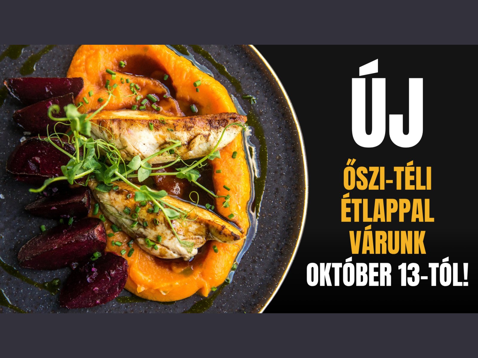 Új őszi–téli étlappal várunk október 13-tól – Corner’s Pub